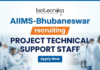 Research Job at AIIMS-Bhubaneswar. Apply Now For Project Technical Support Staff Position. ICMR project on Kidney Disease.