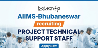 Research Job at AIIMS-Bhubaneswar. Apply Now For Project Technical Support Staff Position. ICMR project on Kidney Disease.