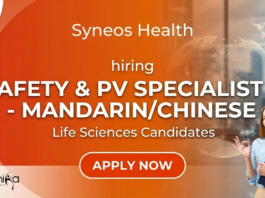 Life Sciences Job at Syneos Health. Apply Now For Safety & PV Specialist Role. Job Opprotunity in Pune, Maharashtra.