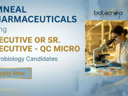 Microbiology Job at Amneal Pharmaceuticals. Masters in Microbiology Candidates, Apply Now For QC Microbiology Executive Role.