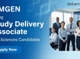 Clinical Research Job at Amgen. Life Sciences Candidates, Apply Now For Study Delivery Associate Position in Hyderabad.