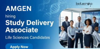 Clinical Research Job at Amgen. Life Sciences Candidates, Apply Now For Study Delivery Associate Position in Hyderabad.