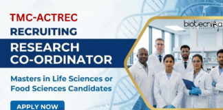Research Job at ТATA Memorial Center-ACTREC. Life Sciences Candidates, Attend The Walk-In Interview in Navi Mumbai.