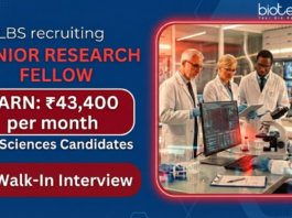 Senior Research Fellow at the Institute of Liver & Biliary Sciences. Life Sciences Candidates, Attend The Walk-In Interview