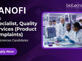 Biotechnology Job at Sanofi. Life Sciences Candidates, Apply Now For Quality Services Specialist Role in Hyderabad.