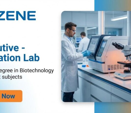 Biotechnology Jobs at Enzene – Masters Candidates Apply Online Apply for Biotechnology Jobs in Pune as Executive Validation Lab. Explore Executive Jobs Focused on Quality Management and Lab Compliance.