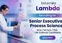 Executive Jobs at Lambda Therapeutic Research | Life Science jobs | Apply Now Executive Jobs at Lambda Careers for biotechnology professionals in process sciences
