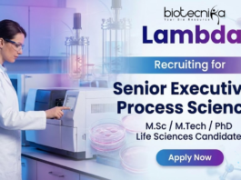 Executive Jobs at Lambda Careers for biotechnology professionals in process sciences