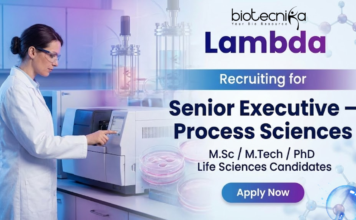 Executive Jobs at Lambda Therapeutic Research | Life Science jobs | Apply Now Executive Jobs at Lambda Careers for biotechnology professionals in process sciences