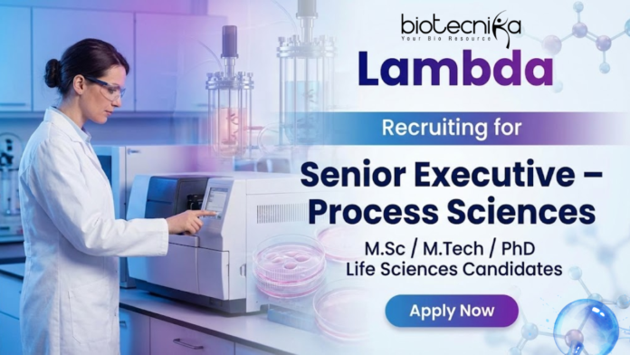 Lambda Executive Jobs at Lambda Careers for biotechnology professionals in process sciences