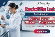 Junior Scientific Officer Jobs at Redcliffe Labs | Life Science Jobs | Apply Now Junior Scientific Officer Jobs at Redcliffe Labs Careers for life science graduates in diagnostics