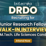 Junior Research Fellow DRDO Recruitment 2026 Life Sciences Jobs at DRDE Gwalior