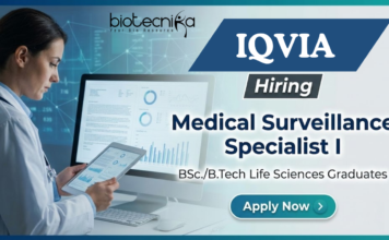 Life Sciences Jobs at IQVIA | Medical Surveillance Specialist I | Apply Now Life Sciences Jobs at IQVIA for Medical Surveillance Specialist roles in Biotechnology Jobs