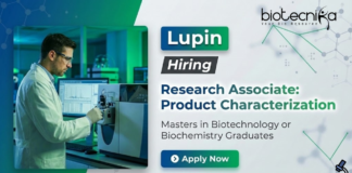 Research Associate Jobs at Lupin | Biotechnology Jobs | Apply Now Research Associate Jobs at Lupin for Biotechnology Product Characterization Role