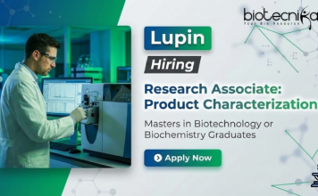 Research Associate Jobs at Lupin | Biotechnology Jobs | Apply Now Research Associate Jobs at Lupin for Biotechnology Product Characterization Role