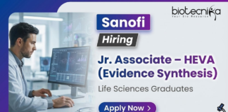 Jr. Associate Jobs at Sanofi | Life Sciences Jobs | Apply Now Jr. Associate Jobs at Sanofi for Life Science Evidence Synthesis Role