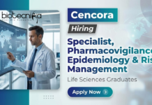 Pharmacovigilance Jobs at Cencora | Life Science Jobs | Apply Now Pharmacovigilance Jobs at Cencora – Specialist Risk Management Role, Life Science Jobs