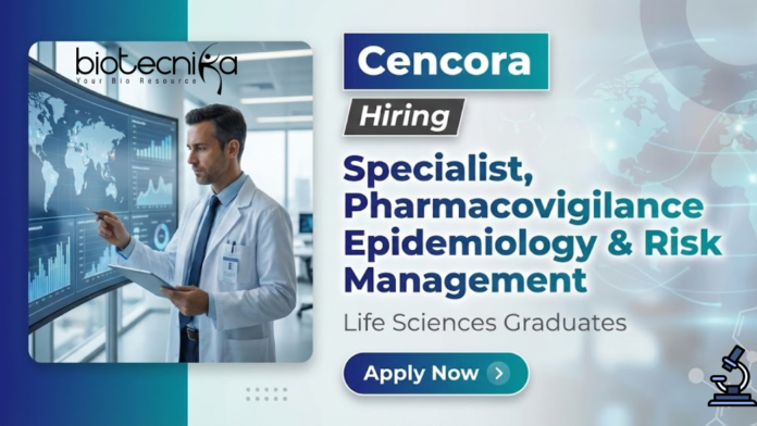 Cencora Pharmacovigilance Jobs at Cencora – Specialist Risk Management Role, Life Science Jobs