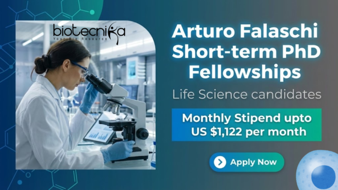 Arturo Falaschi Short-term PhD Fellowships 2026 Arturo Falaschi Short-term PhD Fellowships 2026 – Life Science Research Opportunity