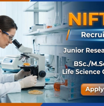 Junior Research Fellow Recruitment at NIFTEM | Biotechnology Jobs | Apply Now Junior Research Fellow NIFTEM Careers Biotechnology Jobs biosensor project