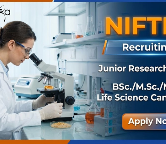 Junior Research Fellow NIFTEM Careers Biotechnology Jobs biosensor project