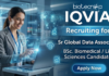 IQVIA Hiring Sr Global Data Associate | Life Science Jobs Life Science Jobs at IQVIA for Sr Global Data Associate – Biomedical Jobs in Bangalore