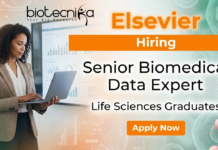 Biomedical Life Sciences Jobs – Senior Biomedical Data Expert at Elsevier Biomedical Life Sciences jobs at Elsevier for Senior Biomedical Data Expert role