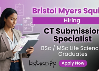 CT Submission Specialist – Life Sciences Jobs at BMS | Apply Now Life Sciences Jobs CT Submission Specialist at BMS Hyderabad