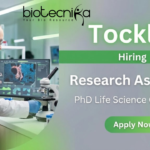 Research Associate Jobs at Tocklai Tea Research Institute for PhD Life Science candidates