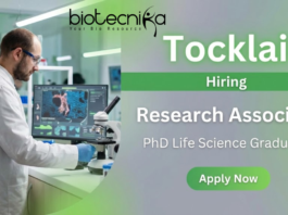 Research Associate Jobs at Tocklai Tea Research Institute for PhD Life Science candidates