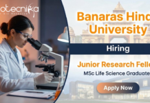 Junior Research Fellow Life Science Jobs under BHU Recruitment 2026