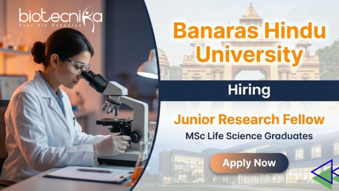 BHU Junior Research Fellow Life Science Jobs under BHU Recruitment 2026
