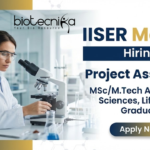 Project Associate Jobs at IISER Mohali offering Research Jobs 2026