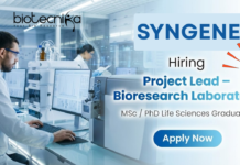 Project Lead at Syngene – Life Science Jobs in Bioanalytical Research | Apply Now Project Lead at Syngene Careers – Life Science Jobs in Bioanalytical Research