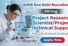 AIIMS Delhi Non-Med Project Jobs With Rs. 56,000 pm Pay for Biomedical & Life Sciences, Applications Invited AIIMS New Delhi research jobs Life Science recruitment 2026