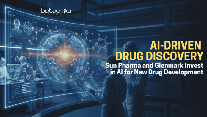 AI Driven Drug discovery Indian pharma leaders Sun Pharma and Glenmark are leveraging AI in Drug Discovery to Strengthen, Accelerate Research, Reduce R&D costs.