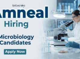 Microbiology Jobs under Amneal Career. Apply for Senior Officer QA Jobs in Gujarat for Environmental Monitoring Role in Sterile Plant.