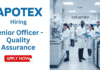 Apotex is Hiring | Apply Now for Quality Assurance Jobs Apotex Career Announces Quality Assurance Jobs in Bangalore. Apply Now for a Life Sciences job in Pharmaceutical Quality Assurance sector.