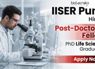 Postdoctoral Fellowship at IISER Pune | Walk-in Interview postdoctoral fellowship IISER Pune recruitment research job walk-in