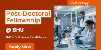 Apply for Post Doctoral Fellowship under BHU Recruitment. Advance your Life Sciences Research Career with High Stipend and Top Facilities.
