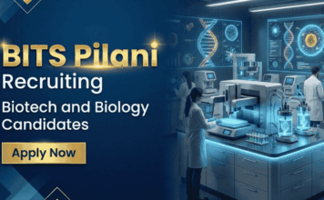 BITS Pilani Recruitment | Apply Now for Biological Sciences Jobs Apply for Biological Sciences Jobs under BITS Pilani Recruitment 2026. Project Fellow Roles for Biotechnology Graduates in Goa Campus.