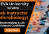 Lab Instructor Job at REVA University. Biotechnology, Microbiology, and Life Sciences Candidates, Apply Now.