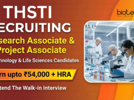 Project Associate Job at THSTI, Faridabad. Biotechnology & Life Sciences Candidates, Attend The Walk-in Interview.