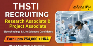 Project Associate Job at THSTI, Faridabad. Biotechnology & Life Sciences Candidates, Attend The Walk-in Interview.