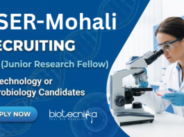 JRF at IISER-Mohali. Biotechnology & Microbiology Candidates, Apply Now. DBT-funded project on microbial CO2 fixation.
