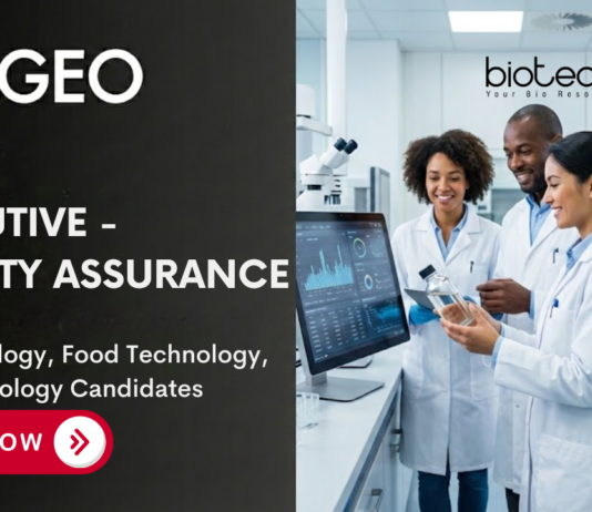 Quality Assurance Job at Diageo. Biotechnology, Food Technology, or Microbiology Freshers Candidates, Apply Now.