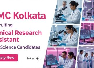 Clinical Research Job Vacancy at TMC Kolkata – Life Science Candidates Apply Now Apply for Clinical Research Jobs through TMC Kolkata Recruitment 2026. Ideal Life Science Jobs for MSc Graduates in Clinical trials.