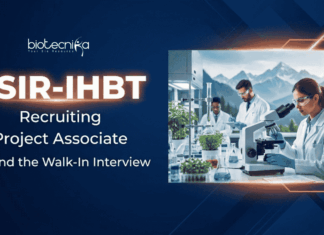 Govt Project Associate Jobs at CSIR – IHBT | Life Sciences Candidates Attend the Walk-In Interview CSIR IHBT Recruitment 2026 offers Project Associate Jobs for MSc Candidates. Attend Walk-In Interview and Start your Career in Life Sciences.