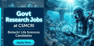 Govt Project Associate Jobs at CSMCRI | Attend the Walk-In Interview Apply for Project Associate Jobs under CSMCRI Recruitment 2026. Excellent Career in Life Science Opportunity in Marine Biotechnology.