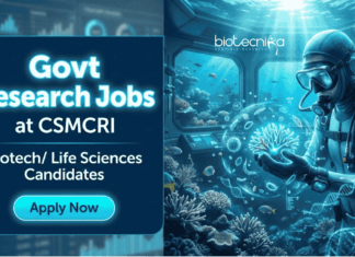 Govt Project Associate Jobs at CSMCRI | Attend the Walk-In Interview Apply for Project Associate Jobs under CSMCRI Recruitment 2026. Excellent Career in Life Science Opportunity in Marine Biotechnology.